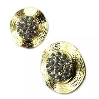 Les Trsors De Lily [N9317] - дизайнерские клипсы Sissi из белого золота.