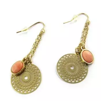 Les Trsors De Lily [N9899] - Золотые серьги Carmen