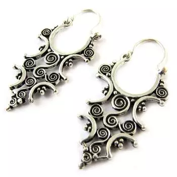 Les Trsors De Lily [N9949] - Серебряные серьги-кольца Alta