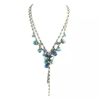 Les Trsors De Lily [P0769] - Колье ручной работы Les Antoinettes Голубая лагуна (ручная работа)