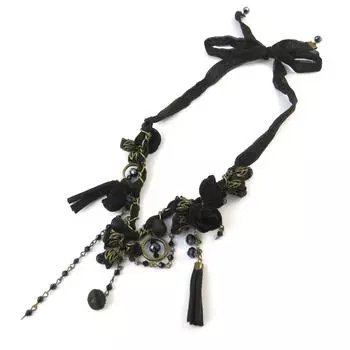 Les Trsors De Lily [P0794] - Колье ручной работы Les Antoinettes чёрное (ручная работа)