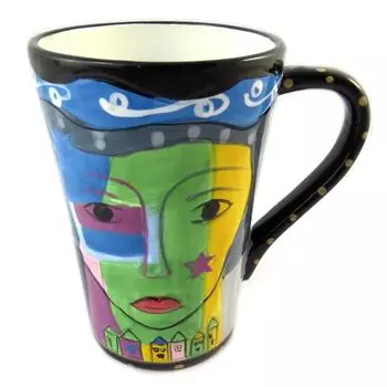 Les Trsors De Lily [P0977] - Разноцветная керамическая кружка Graphio чёрный