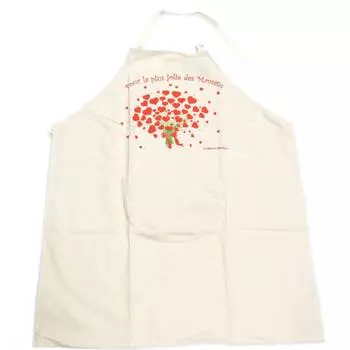 Les Trsors De Lily [P2052] - Дизайнерский фартук «Для самых красивых мам», бежевый цвет экрю
