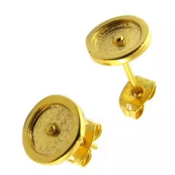 Les Trsors De Lily [P2269] - Позолоченные серьги ручной работы Османская принцесса - 8 мм