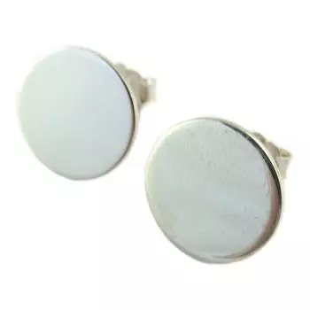 Les Trsors De Lily [P2365] — серебряные серьги «Дзен» — 12 мм