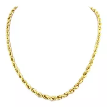 Les Trsors De Lily [P2394] - Позолоченная цепочка Round Cord Mesh - 45 см 5 мм