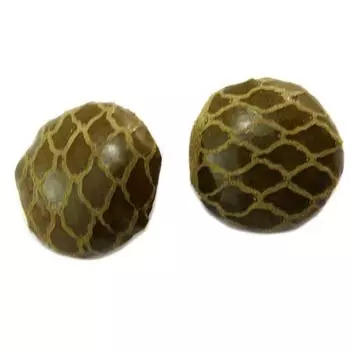 Les Trsors De Lily [P3642] - Коричневые зажимы Creator Safari Queen - 25 мм