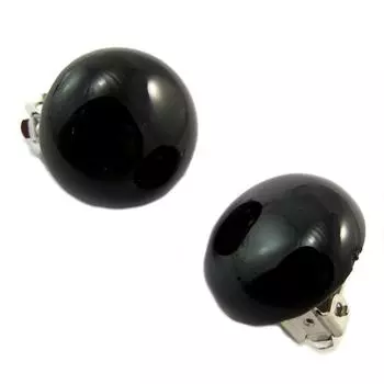 Les Trsors De Lily [P4051] - Дизайнерские зажимы из оникса Mineralia - 18 мм.