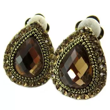 Les Trsors De Lily [P4740] - Creator Clips Sissi золотисто-коричневый - 25x20 мм