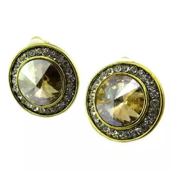 Les Trsors De Lily [P4833] - Золотой дизайнерский зажим Sissi - 22 мм