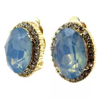 Les Trsors De Lily [P4949] - Creator Clips Sissi синее золото - 20x15 мм