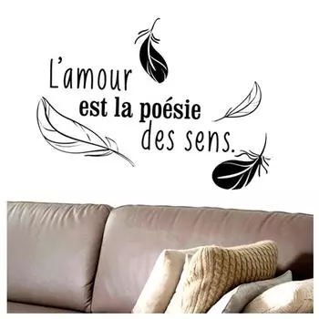 Les Trsors De Lily [P5289] - Лист наклеек Сообщения ( Любовь - это поэзия чувств ) - 50x70 см