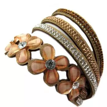 Les Trsors De Lily [P5368] - Дизайнерский браслет Amber Sissi (2 обмотки)