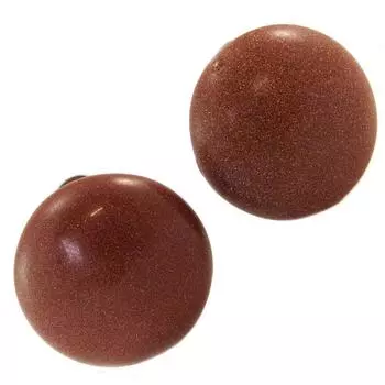 Les Trsors De Lily [P5612] - Дизайнерская Mineralia Зажимы для стекла из астралита / авантюрина - 20 мм