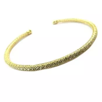 Les Trsors De Lily [P6850] - Дизайнерский браслет Sissi белое золото - 60 мм 3 мм