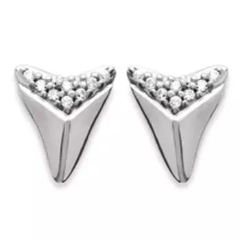 Les Trsors De Lily [P9401] - Boucles argent Boho argent (rhodi) - 10x7 mm