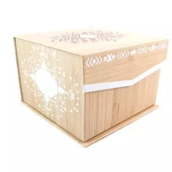 Les Trsors De Lily [P9413] - Бежевая шкатулка Boho - 12. 5x12. 5х8. 7 см