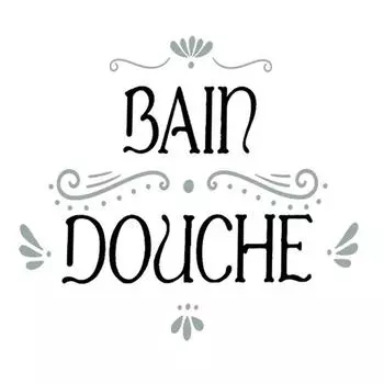 Les Trsors De Lily [P9424] - Наклейка на дверь Сообщения (душевая кабина) - 20x70 см.