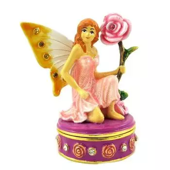 Les Trsors De Lily [P9439] - Шкатулка для украшений Fairy Dreams розово-фиолетовая - 70x55 мм