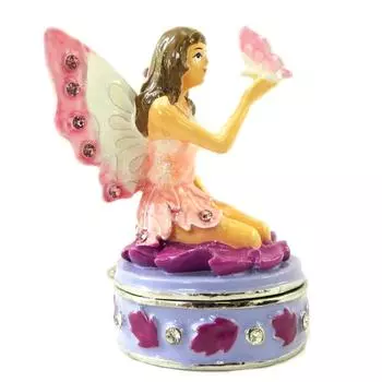 Les Trsors De Lily [P9441] - Шкатулка для украшений Fairy Dreams розово-фиолетовая - 65x55 мм