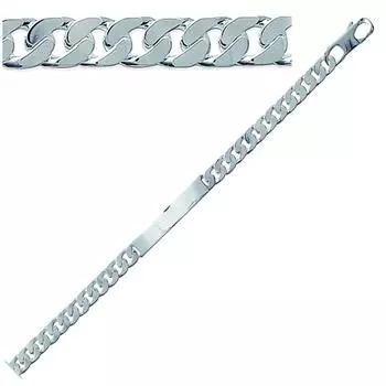 Les Trsors De Lily [P9946] - Серебряный мужской браслет Адам серебро (родированное покрытие) - 21 см 7 мм