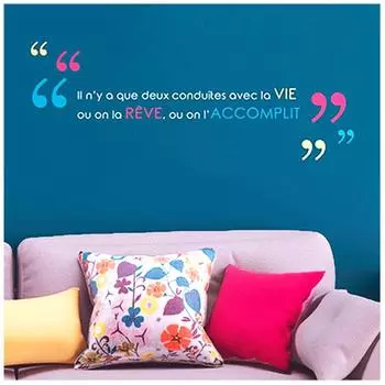 Les Trsors De Lily [Q0586] - Лист наклеек «Сообщения» («Есть только 2 способа вести себя в жизни...») - 50х70 см