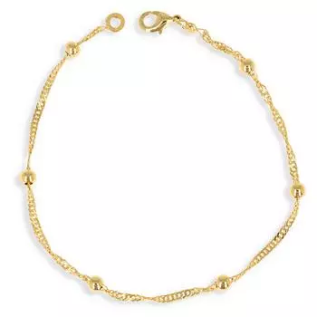 Les Trsors De Lily [Q2861] - Позолоченный браслет «Хореография» позолоченный - 19 см 4 мм