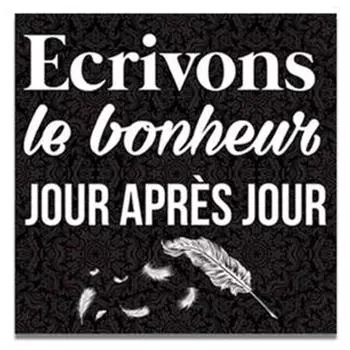 Les Trsors De Lily [Q3171] - Дизайнерское полотно Котировки чёрное (Давайте писать счастье день за днем) - 28x28 см.