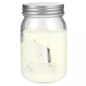 Les Trsors De Lily [Q3945] - Ароматическая свеча Mason jar Licorne My Unicorn (8-е чудо света) - 12. 7x7. 5 см