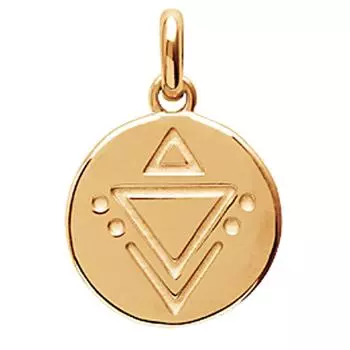 Les Trsors De Lily [Q4639] - Позолоченный кулон Бохо (стрелки) - 13 мм