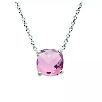 Les Trsors De Lily [Q4691] - Серебряное колье Sissi розовое серебро (родированное покрытие) - 8 мм