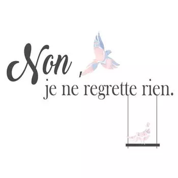 Les Trsors De Lily [Q4802] - Лист наклеек Сообщения (Нет, я ни о чем не жалею - голуби) - 20x70 см