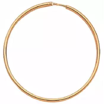 Les Trsors De Lily [Q4873] - Позолоченные серьги-кольца Simplicit - 5 см 2 мм