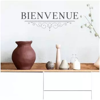 Les Trsors De Lily [Q6527] - Лист наклеек «Сообщения» (Добро пожаловать) - 20x70 см чёрный