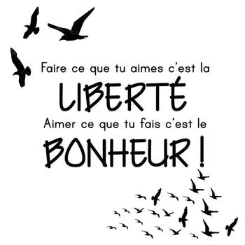 Les Trsors De Lily [Q7192] - Лист наклеек Libert-Bonheur черный - 50x70 см