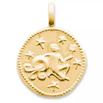 Les Trsors De Lily [Q8171] - Позолоченный кулон Водолей - 16 мм