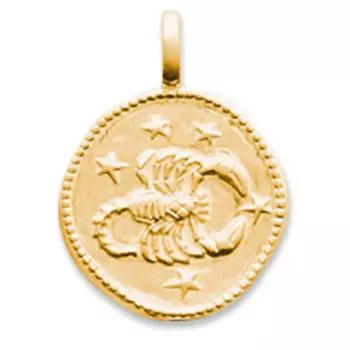 Les Trsors De Lily [Q8180] - Позолоченный кулон Scorpion - 16 мм