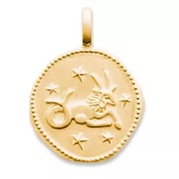 Les Trsors De Lily [Q8182] - Позолоченный кулон «Козерог» - 16 мм
