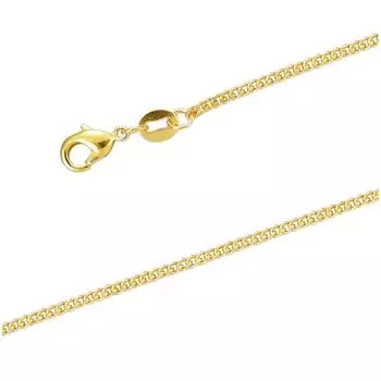 Les Trsors De Lily [Q8216] - Золотой ножной браслет Gourmette Mesh - 23 см 1 мм