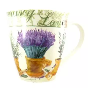 Les Trsors De Lily [Q8810] - Большая керамическая суповая кружка Лаванда - 11x10. 5 см фиолетовый