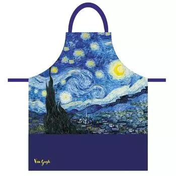 Les Trsors De Lily [Q9253] - Дизайнерский фартук Винсент Ван Гог (Звездная ночь) - 78x68 см.