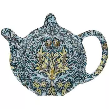 Les Trsors De Lily [Q9792] - сине-зеленый чехол-держатель William Morris Collection (Snakeshead) - 12x9. 8см