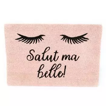 Les Trsors De Lily [Q9996] - Соломенный половик Diva - Sleepy Eyes розовый (Привет, дорогая!) - 60x40 см