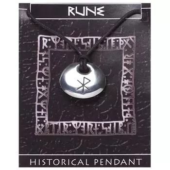 Les Trsors De Lily [R0362] - Колье защитное Rune серебро (Love) - 20x25 мм