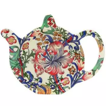 Les Trsors De Lily [R1781] - Подсумок William Morris Collection зеленый (Золотая лилия) - 12x9. 8 см