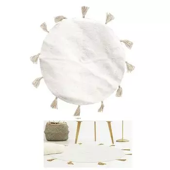 Les Trsors De Lily [R2496] - Ковер из хлопка Boho бежевый - 90 см