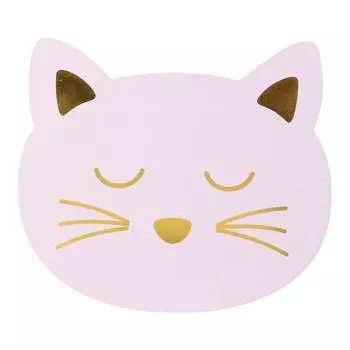 Les Trsors De Lily [R2514] - Салфетка Les Chats розовое золото - 38x33 см