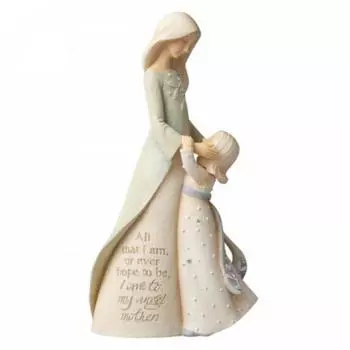 Les Trsors De Lily [R2993] - Фигурка из смолы Мать и дочь , бежевая - 13 см