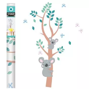 Les Trsors De Lily [R3409] - Лист наклеек Коалы серо-зеленый - 50x70 см