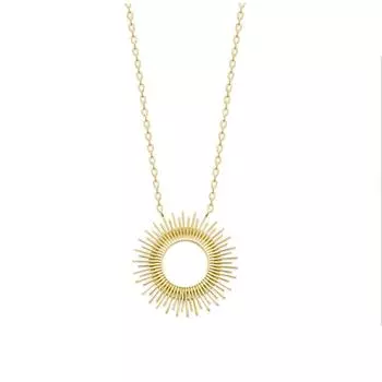 Les Trsors De Lily [R3582] - Позолоченное колье Клеопатра - 23 мм (Солей)